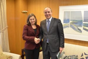 Парубий провел встречу с Нуланд