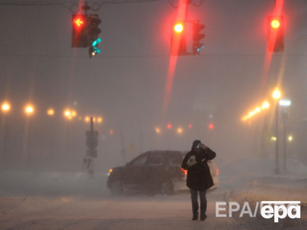 США завалило снегом