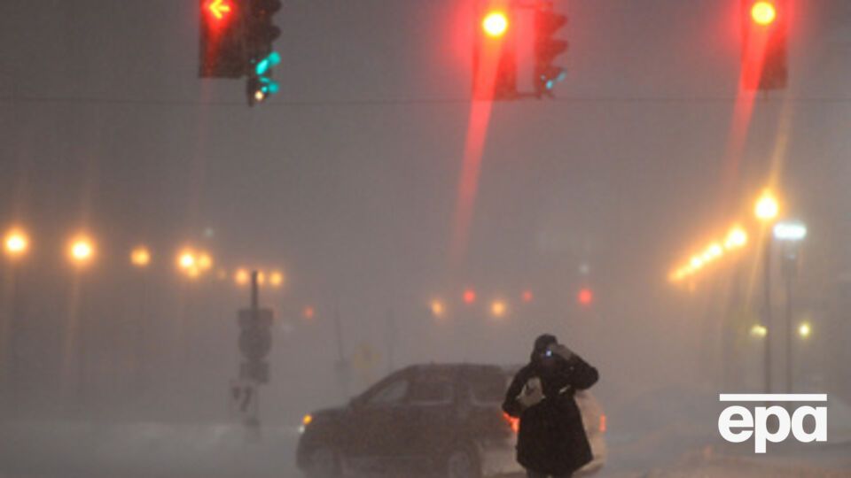 США завалило снегом