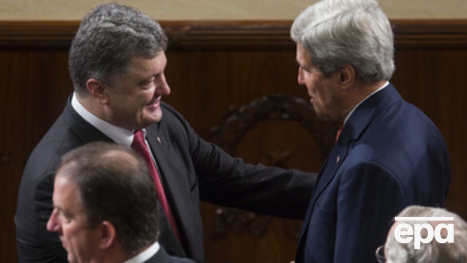 Порошенко и Керри сделают совместное обращение к прессе