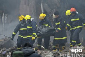 В Китае загорелся торговый центр