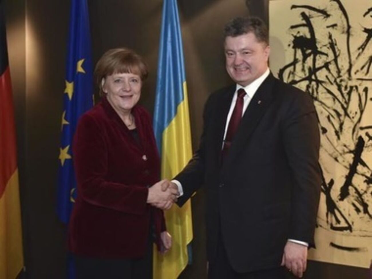 Порошенко провел встречу с Меркель