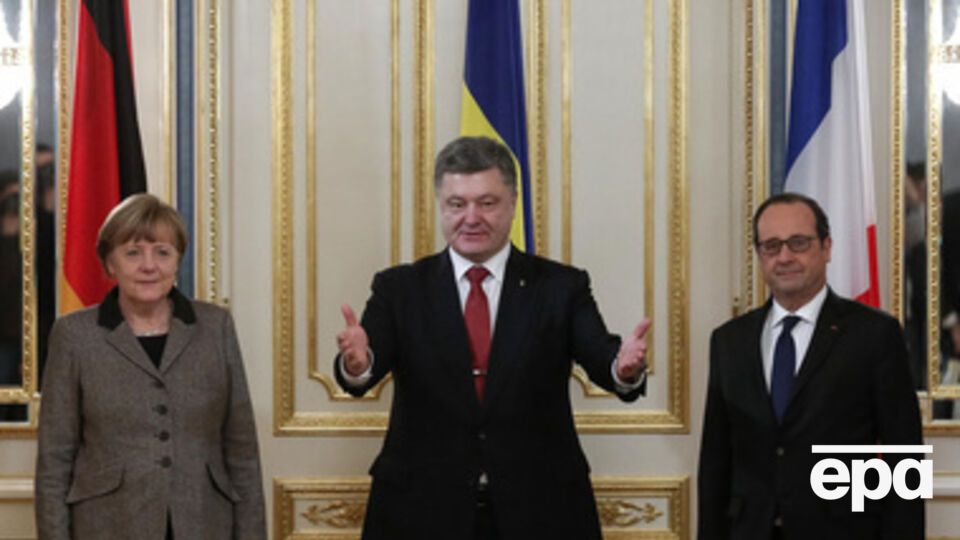 Олланд и Меркель на днях посетили Киев