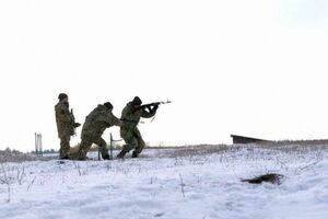 Призывников обучают ведению боя