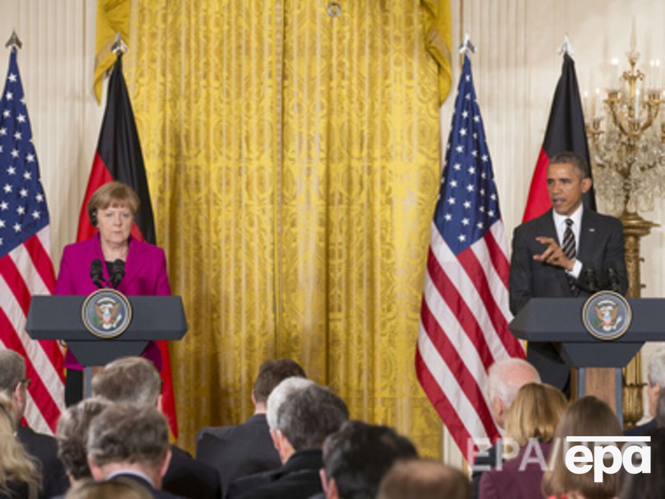 Обама провел переговоры с Меркель