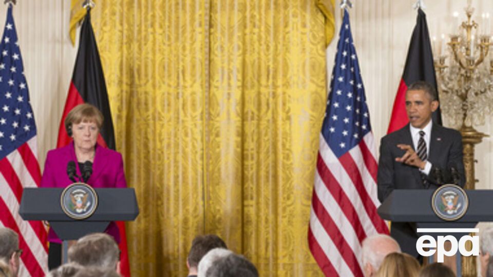 Обама провел переговоры с Меркель