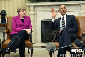 Президент США Барак Обама провел переговоры с канцлером ФРГ Ангелой Меркель