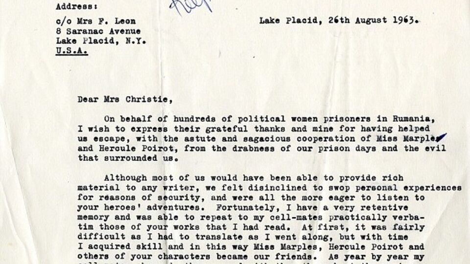 Внук писательницы опубликовал ее переписку