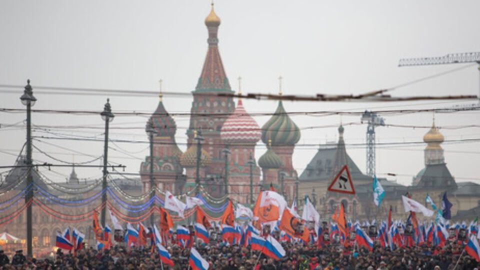 В митинге памяти Немцова приняли участие около 21 тысячи человек