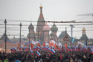 В шествии приняли участие от 16,5 до 100 тысяч человек