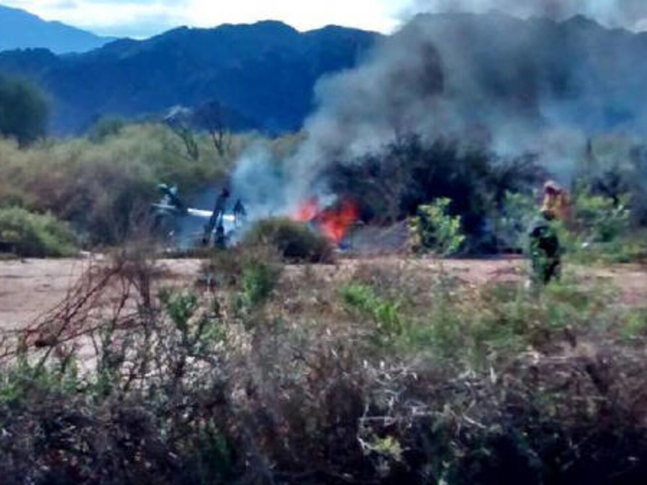Катастрофа произошла в результате столкновения вертолетов