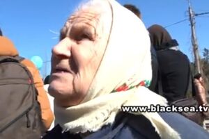 Крымская пенсионерка: "Не хочу и ненавижу этих оккупантов!". Видео