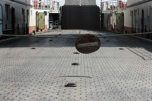 Керченская переправа приостановила работу