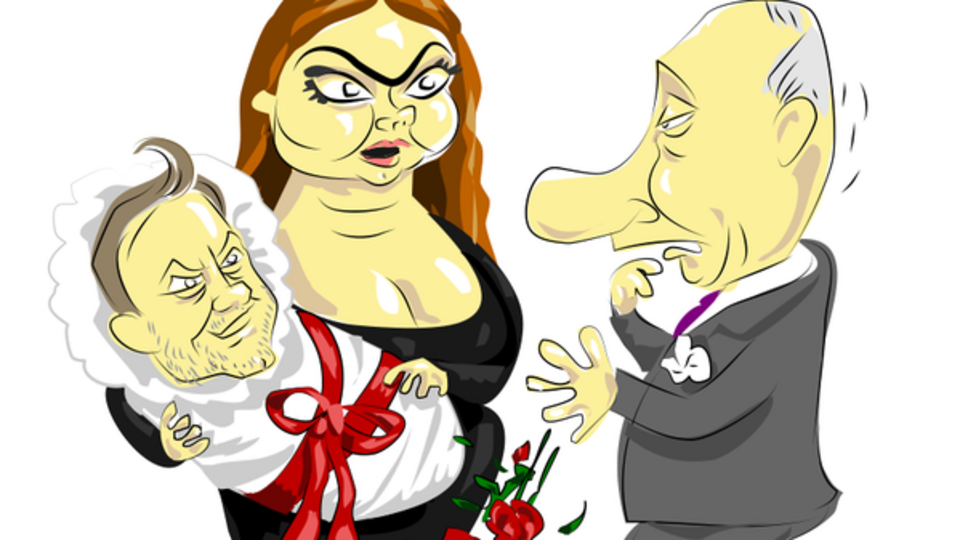 Художник устроил выставку карикатур с хештегами #putindead и #putinmissing