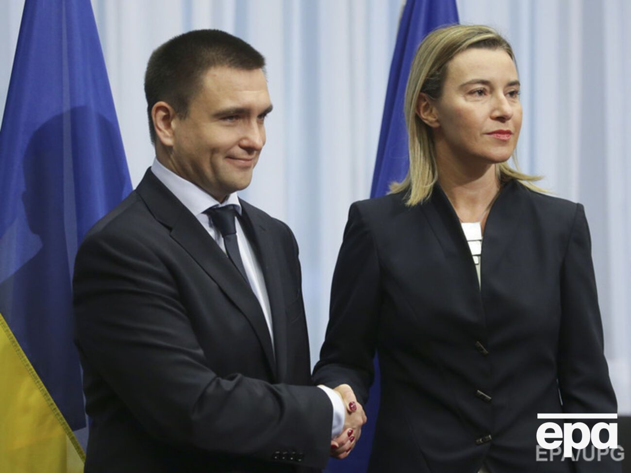 Встреча Климкина и Могерини в Брюселе