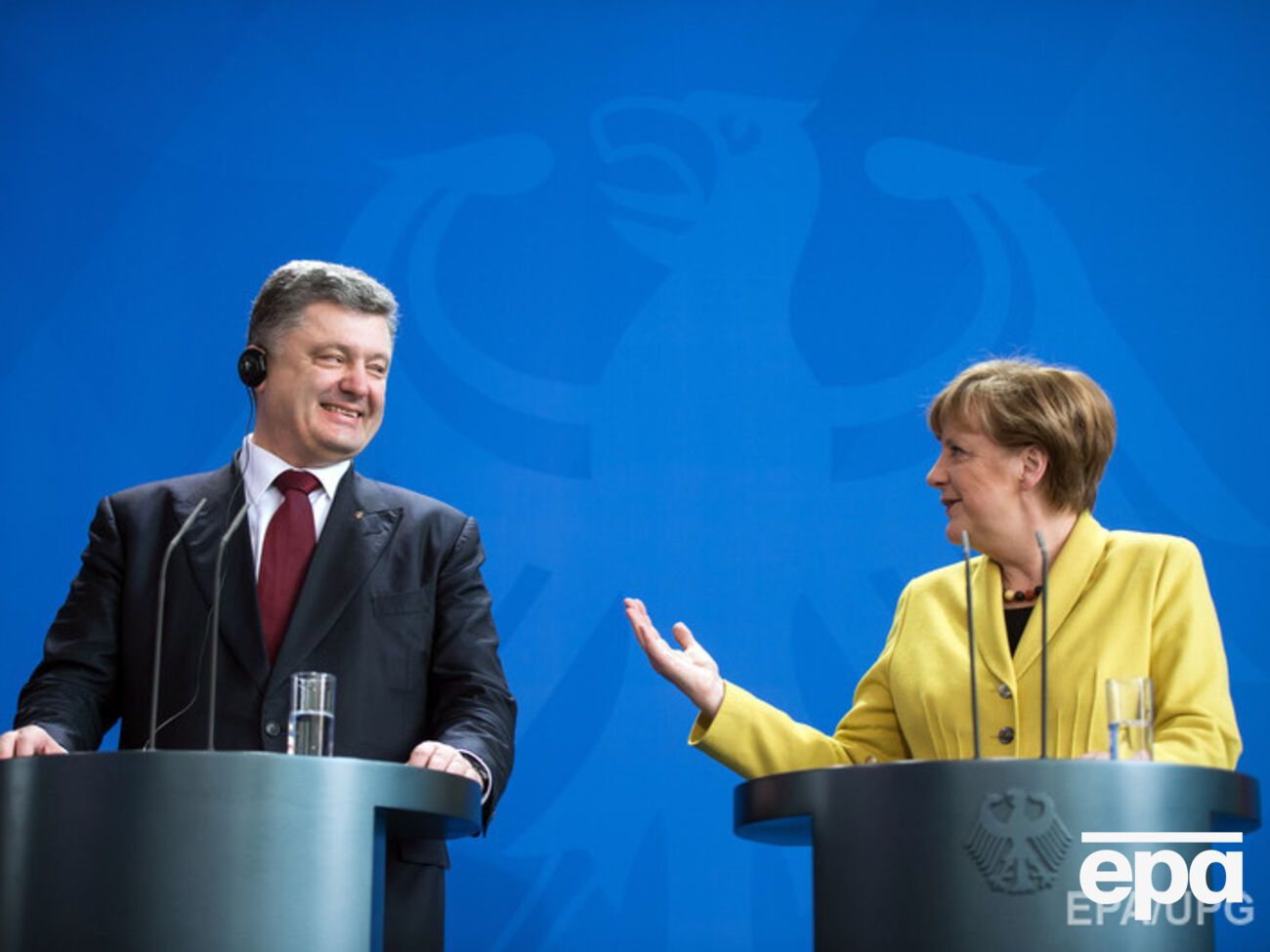 Петр Порошенко провел совместную с Ангелой Меркель пресс-конференцию