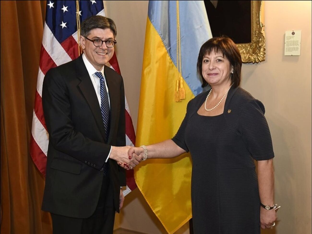 Яресько находится с визитом в США