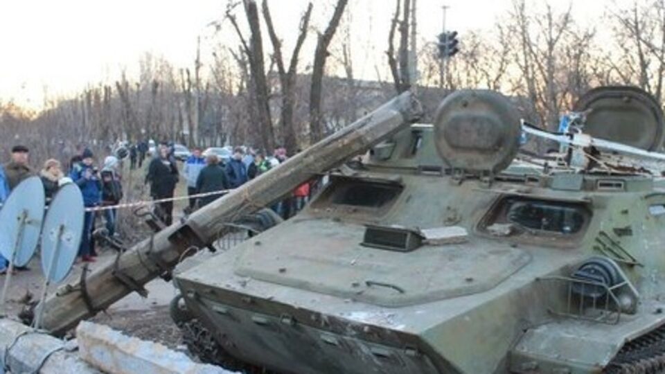 На митинге на месте ДТП в Константиновке слышали выстрел