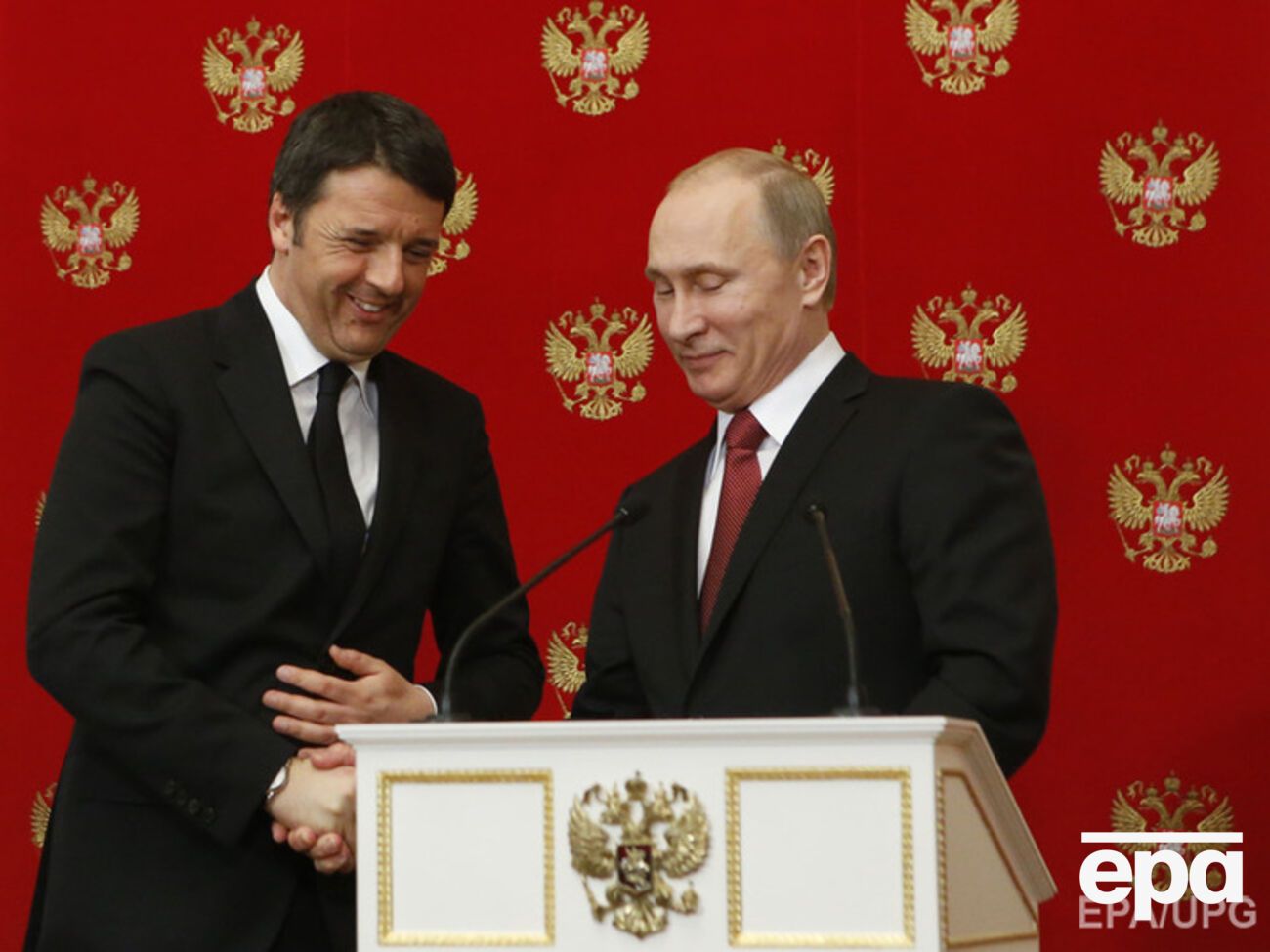 Ренци недавно побывал в Кремле