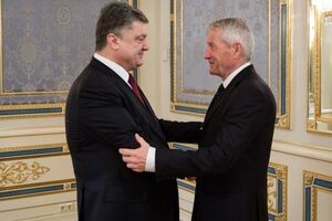 Президент Украины Петр Порошенко и генсек Совета Европы Турбьерн Ягланд