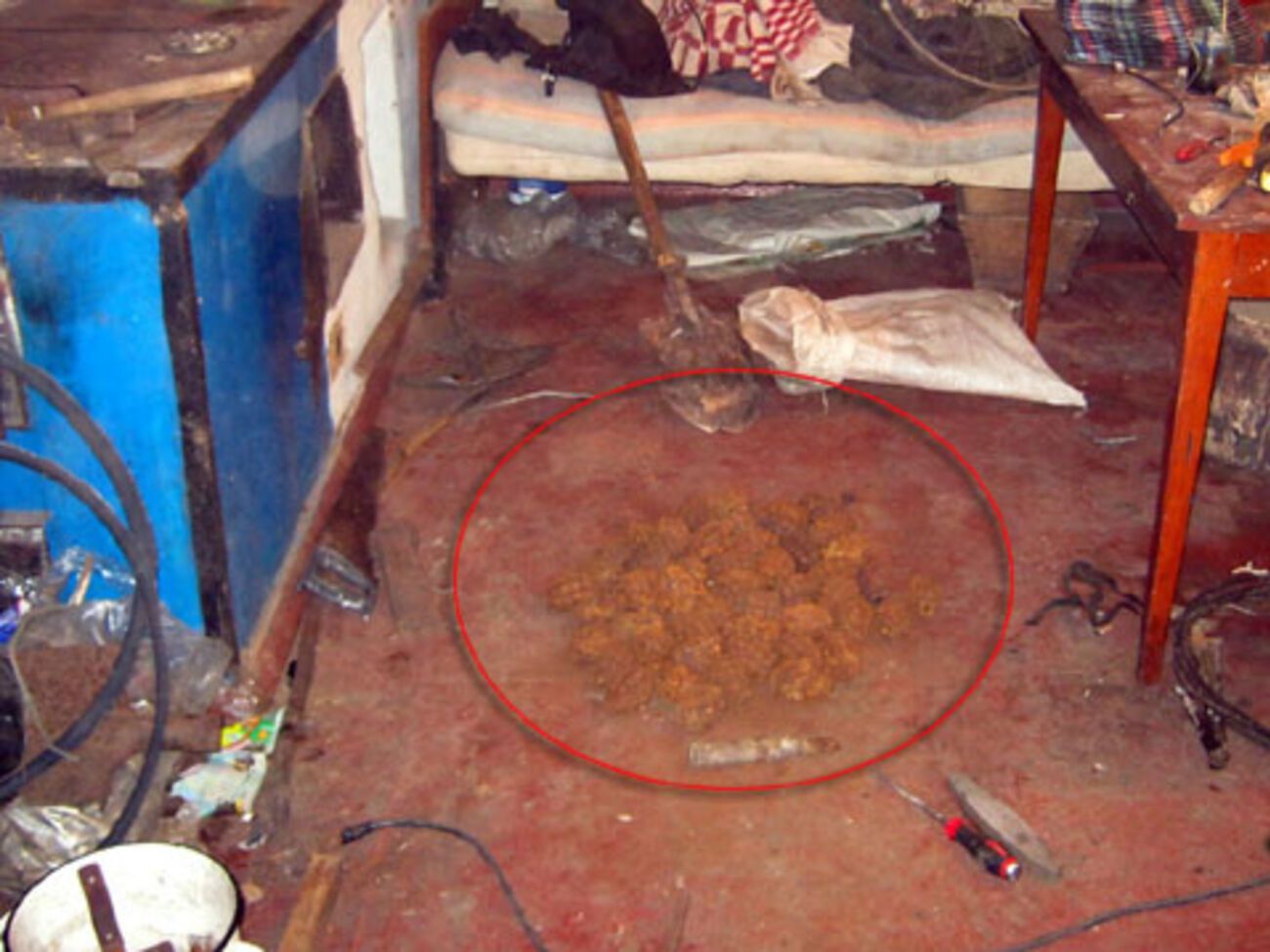 В Донецкой области сотрудники милиции изъяли у местного жителя 51 гранату Ф-1