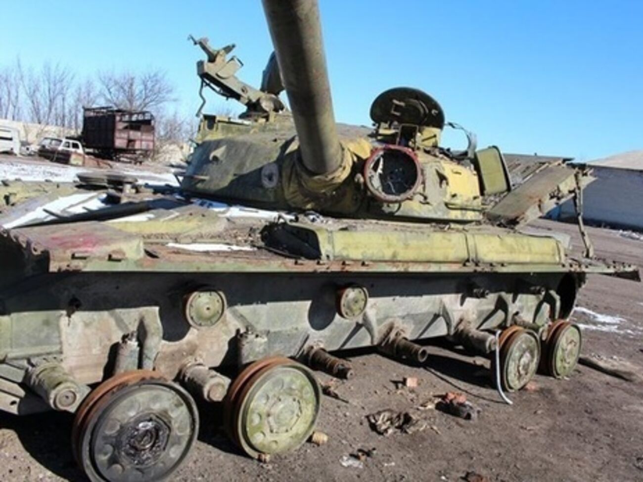 Танк террористов поступил на вооружение сил АТО