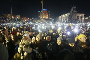 25% россиян назвали события на Майдане "государственным переворотом"