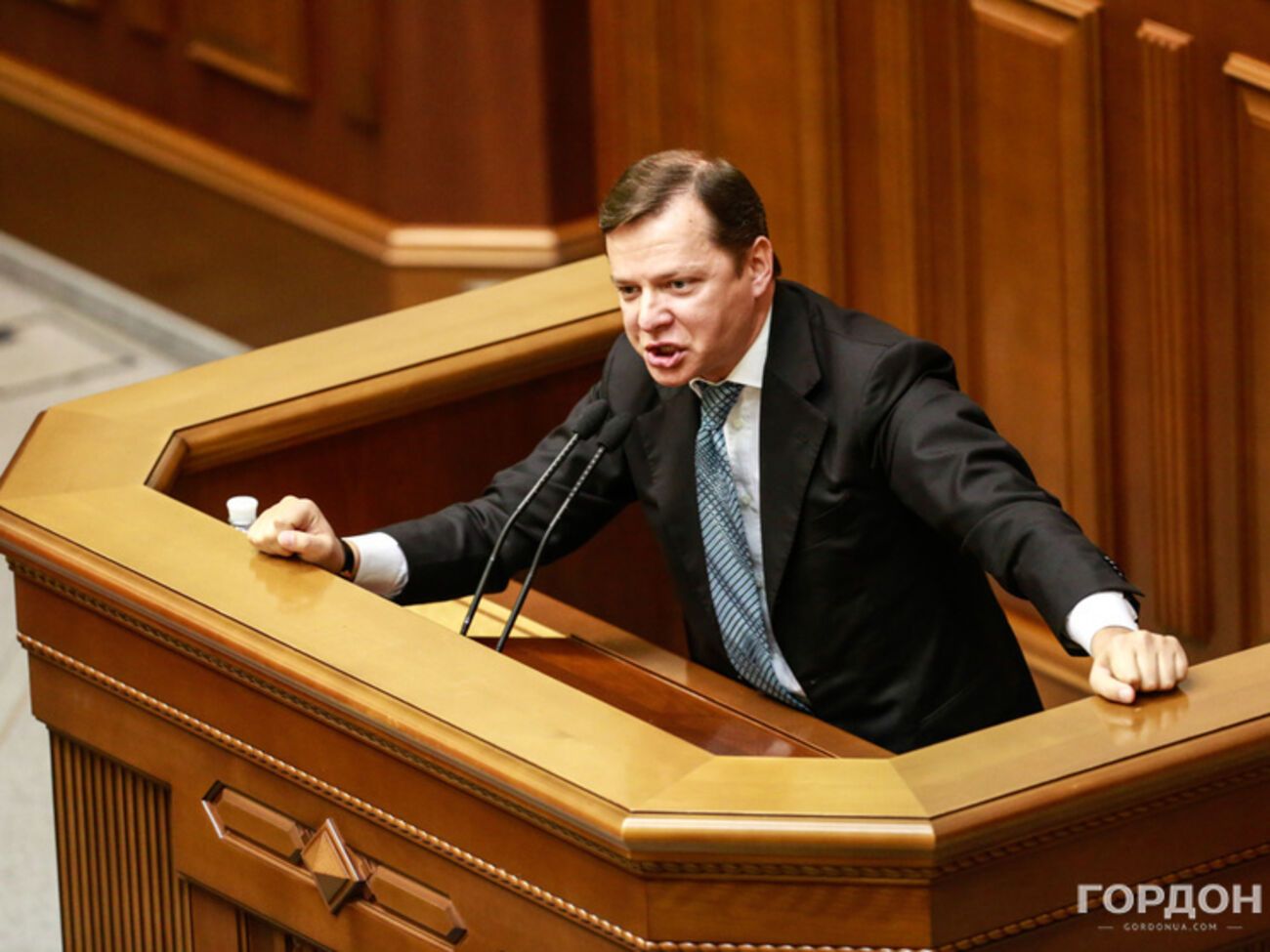 Олег Ляшко заявил, что будет блокировать трибуну Рады