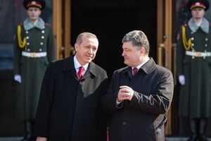 Петр Порошенко и Реджеп Эрдоган в Киеве