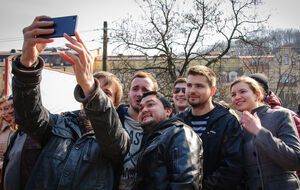 Киевляне стали свидетелями затмения в 12.45