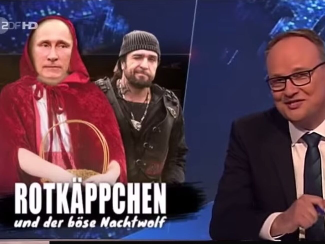 Немецкая сатира: Путин вжился в роль суперзлодея. Видео