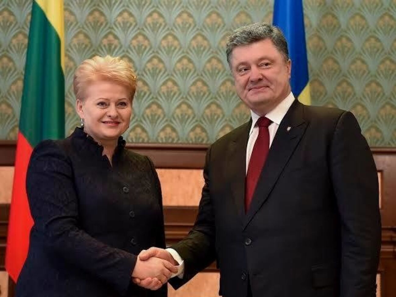 Порошенко поблагодарил Литву и Грибаускайте за поддержку суверенитета, независимости и территориальной целостности Украины