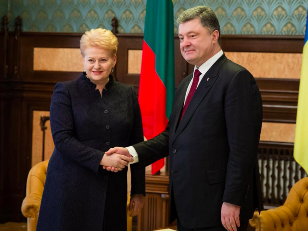 Грибаускайте отметила, что Литва и впредь будет поддерживать Украину