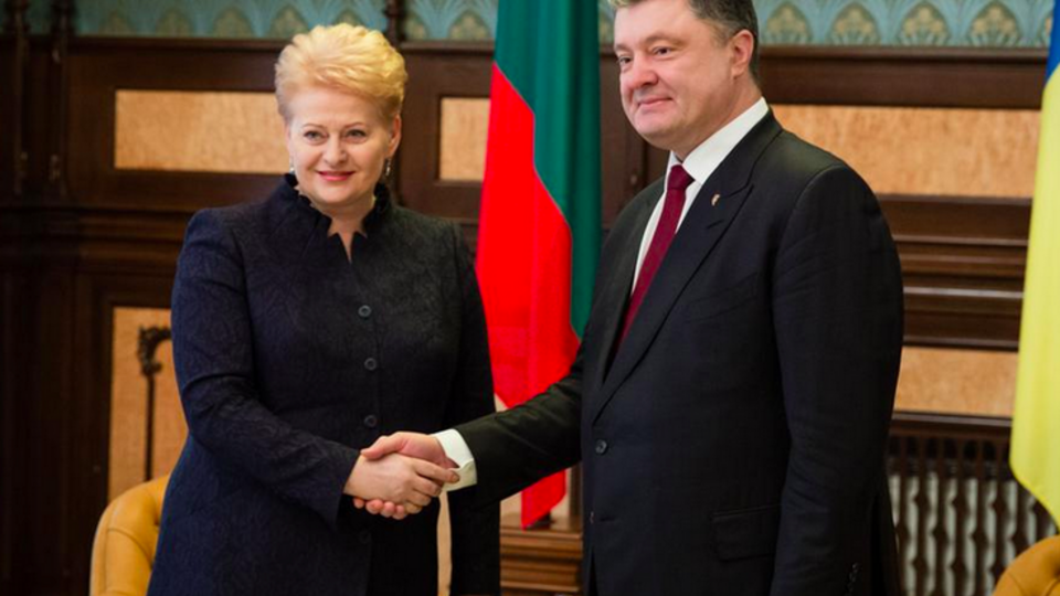 Грибаускайте отметила, что Литва и впредь будет поддерживать Украину