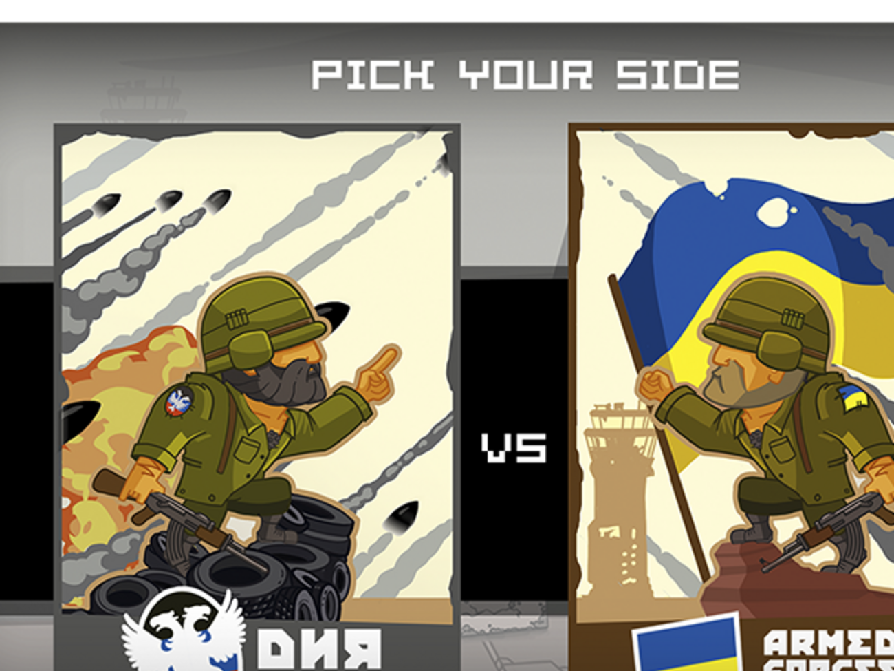 Игра имеет антивоенный характер