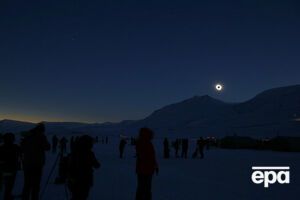 Полное солнечное затмение могли наблюдать жители датских Фарерских островов