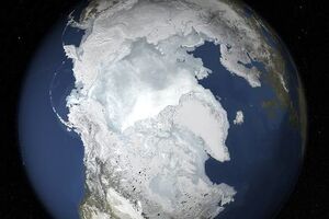 Площадь льдов в Арктике сокращается