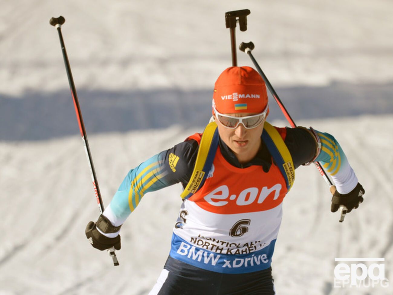 Семеренко неудачно провела гонку, но осталась в тройке лидеров в общем зачете