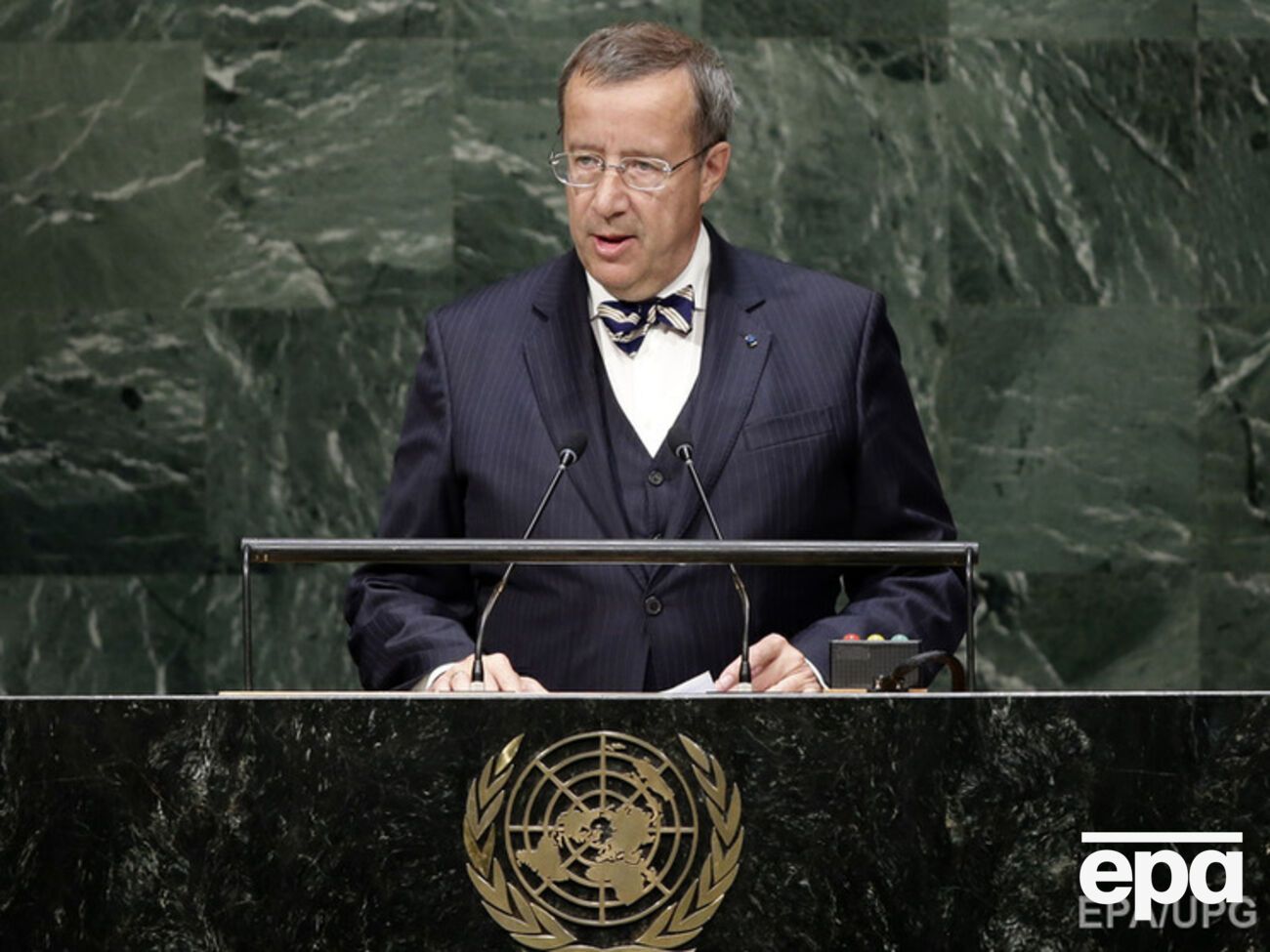 Президент Эстонии Ильвес: Европа должна принять четкую точку зрения, показать свою решимость и силу