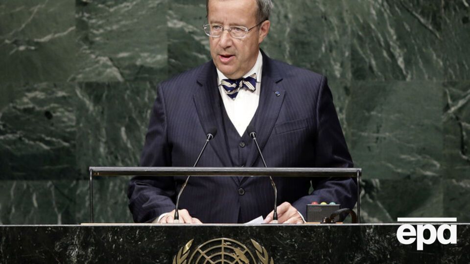 Президент Эстонии Ильвес: Европа должна принять четкую точку зрения, показать свою решимость и силу