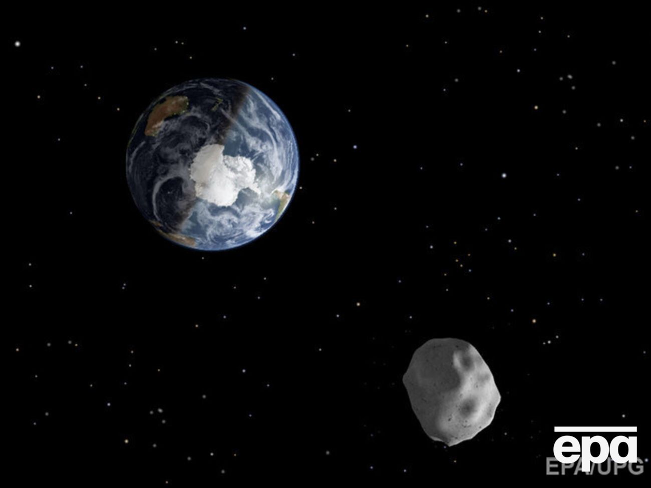 Каждый фрагмент астероида составлял более&nbsp;10 км&nbsp;в поперечнике