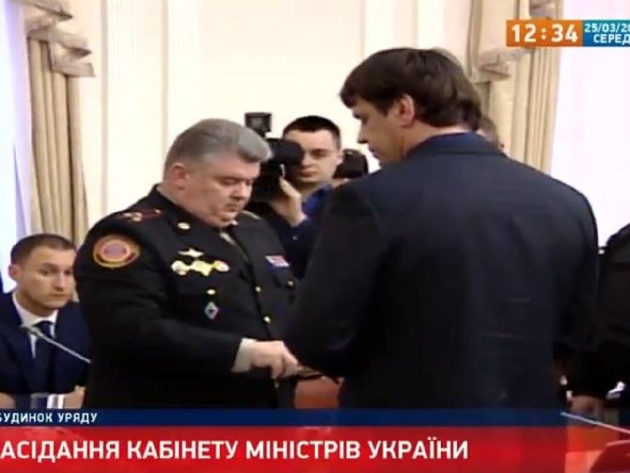 Бочковского задержали на заседании правительства