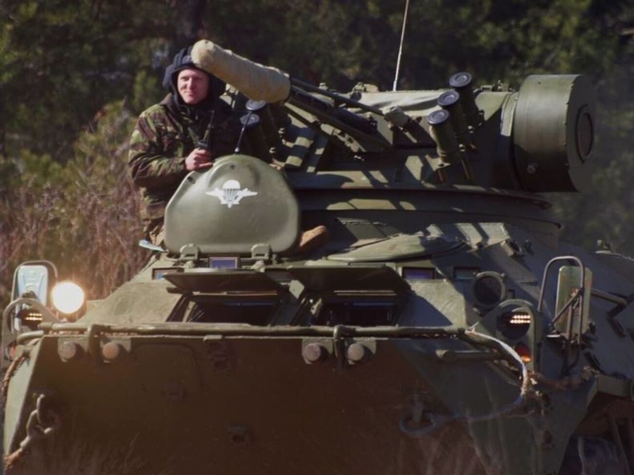 Учения вновь мобилизованных украинских солдат