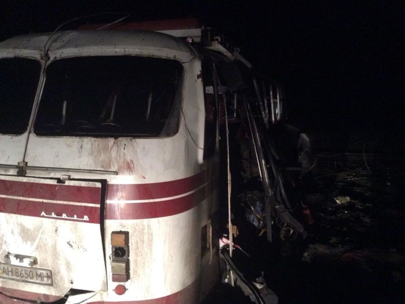 В автобусе были пассажиры