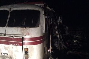 В автобусе были пассажиры