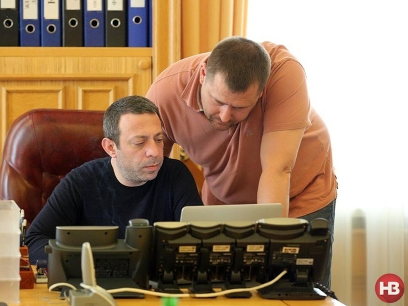 Кабинет бывшего заместителя губернатора Днепропетровской области Геннадия Корбана находится на 7-м этаже облгосадминистрации