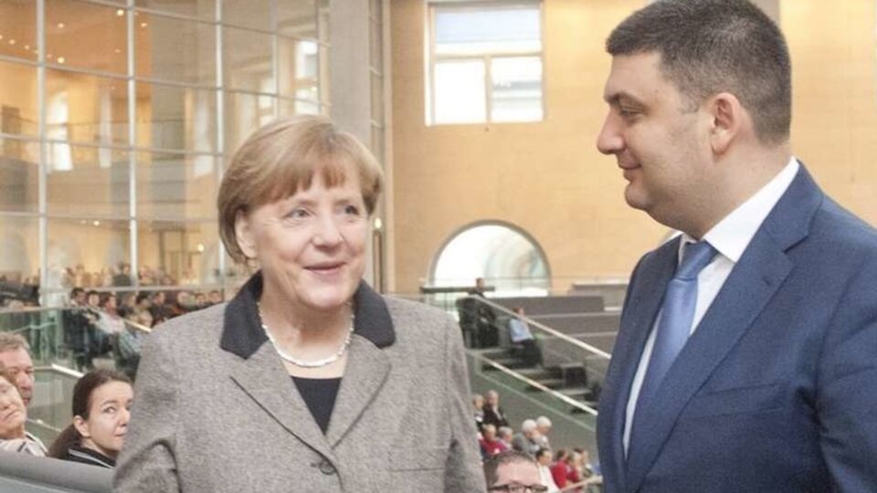 Гройсман и Меркель обсудили ход реформ и ситуацию на Донбассе