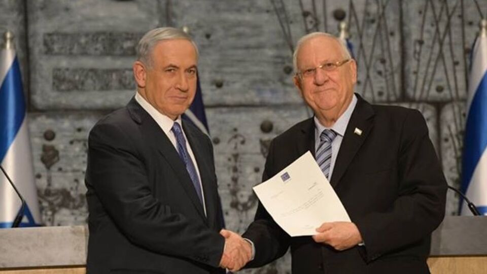 Премьер-министр Израиля Биньямин Нетаньяху и президент страны Реувен Ривлин