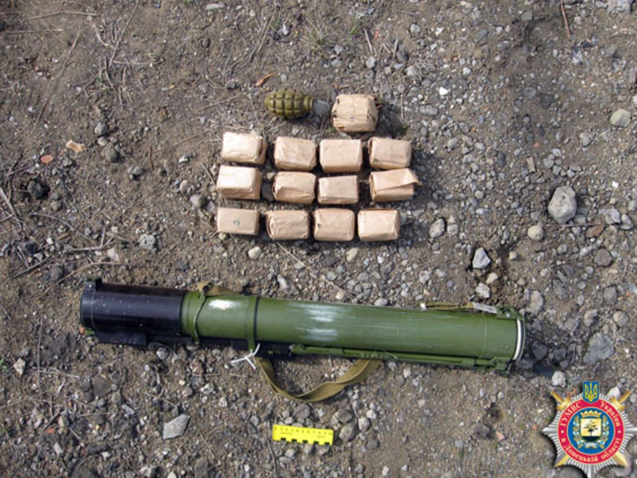 В Донецкой области найден тайник с оружием