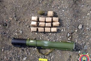В Донецкой области найден тайник с оружием